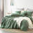 Nayoroom Washed Cotton Plain Breathable Simple and stylish Duvet Cover Set-110746757-110746755