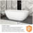 x Soaking Plastic / Acrylic Bathtub