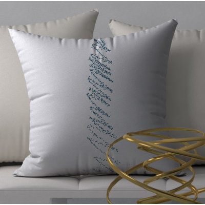 Debonair Enticing Square Pillow Cover & Insert