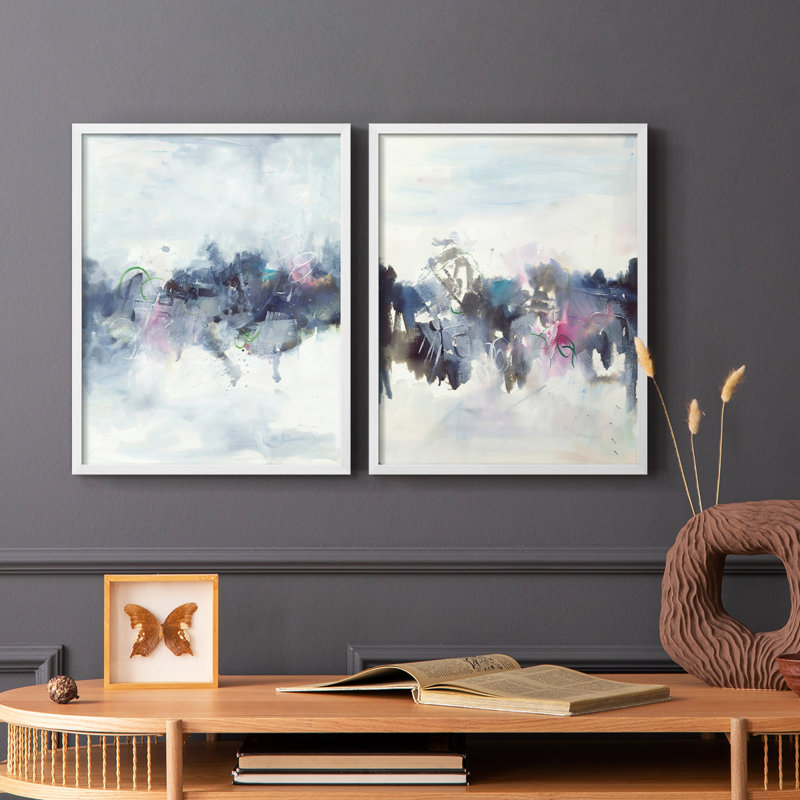 Impression encadrée Birds I-Premium - prête à être accrochée - aucun clou requis - aucun clou requis, H 29 po x l 46 po