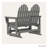 POLYWOOD Classic Adirondack 48" Glider-9551958