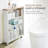 Yamazaki Home Tower Rolling Slim Bathroom Utility Cart With Handle, 27" - Steel-46492065