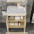 24 Inch Bathroom Vanity With Sink,  Floor - Standing Structure For Stability, Soft - Closing Doors For Noiseless Operation, Sleek Oak Finish For Modern Aesthetic(White Sink)-1456516470-1456516466