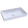 Kiwami Ceramic Rectangular Vessel Bathrroom Sink with Overflow