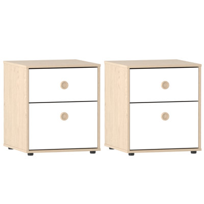 Karadyn 2 Drawer Nightstand