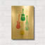«Lets Hearts Music IV» par Ann Kelle, art mural en métal doré, 12 po x 16 po-133630254