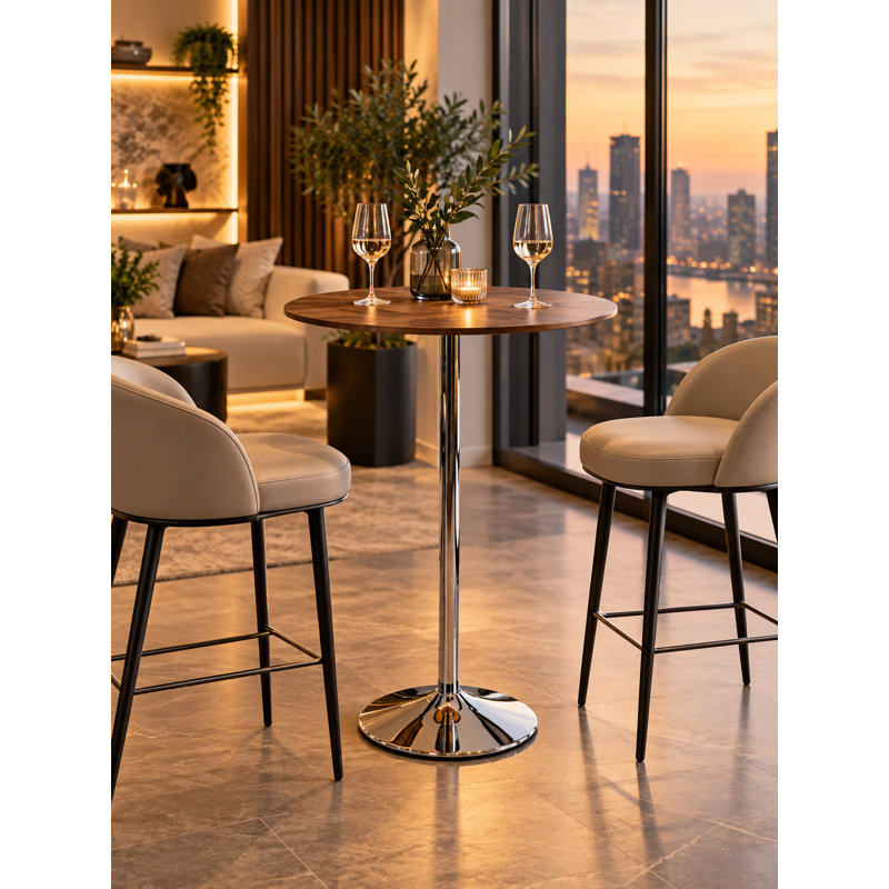 Table de bar Mix Mix Modern , Noyer