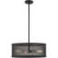 Lustre classique à 4 lumières avec abat-jour-86132513