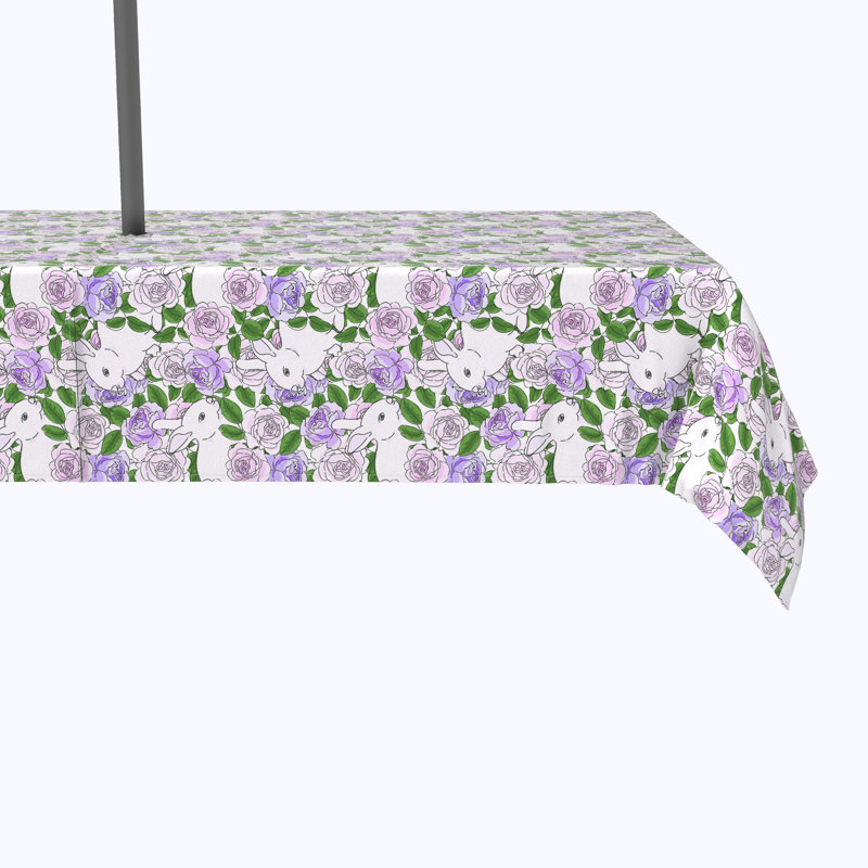 Otsego Floral Tablecloth, 120" x 60"