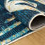 Merzglyphs by Katie Merz Galaxy Teal Space Machine Washable Area Rug-2015811633