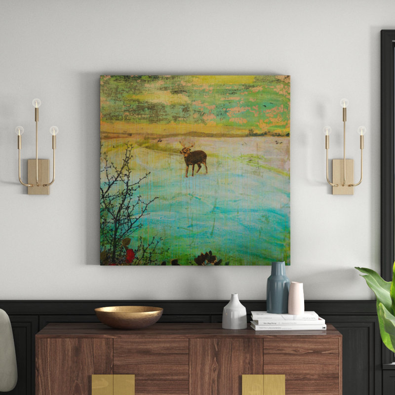 Wrapped Canvas Painting, 101cm H x 101cm W x 3.81cm D