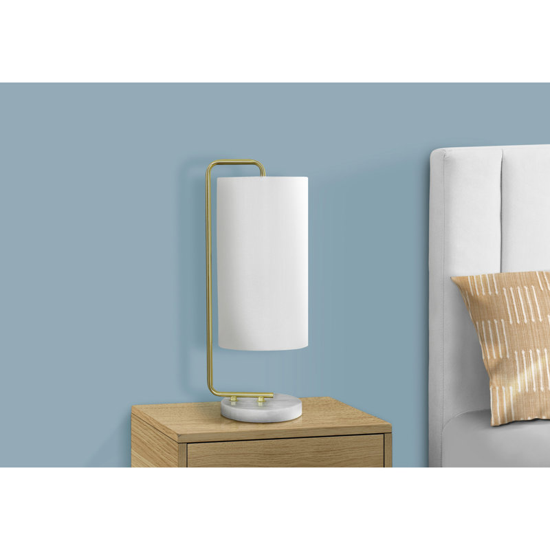 Lighting, 20"h, Table Lamp, White Shade, Contemporary