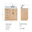 ARIEL HEPBURN 37 IN RIGHT OFFSET RECTANGULAR SINK VANITY 1,5 IN-1076665258-1076665259-1095873747