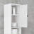 Cabinets 70.75” Tall Narrow Storage Cabinet with Open/Adjustable Shelves, 2 Doors, Snow White | Particle Board | Bathroom
