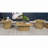 Exeter Mango Square 3-Piece Coffee Table Set