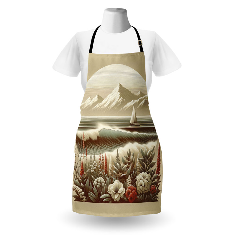 No Pattern Bib Apron