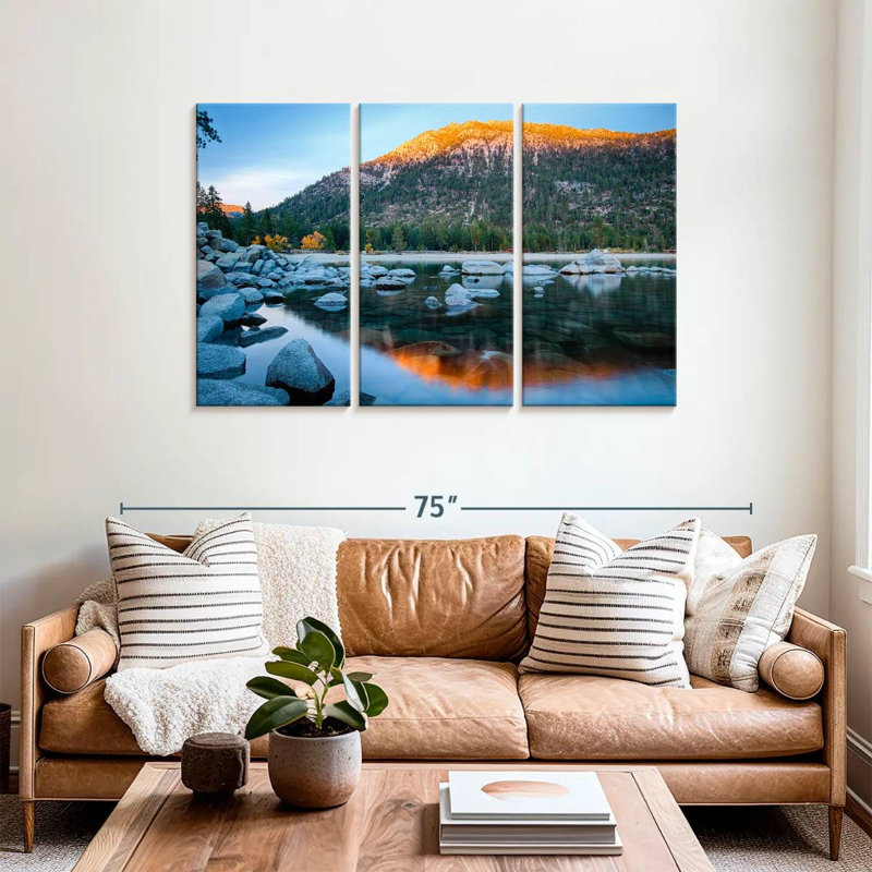 Alvord Rocky Lake Tahoe, H 36 po x l 57 po