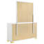 Commode blanche à 6 tiroirs avec miroir