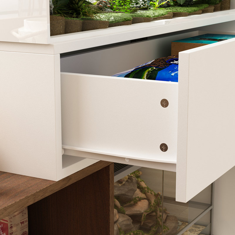 Expandable Reptile Stand With Drawer