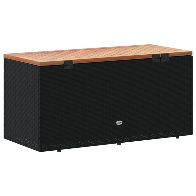 17 Stories Nuetzel 110cm W Deck Box, Black