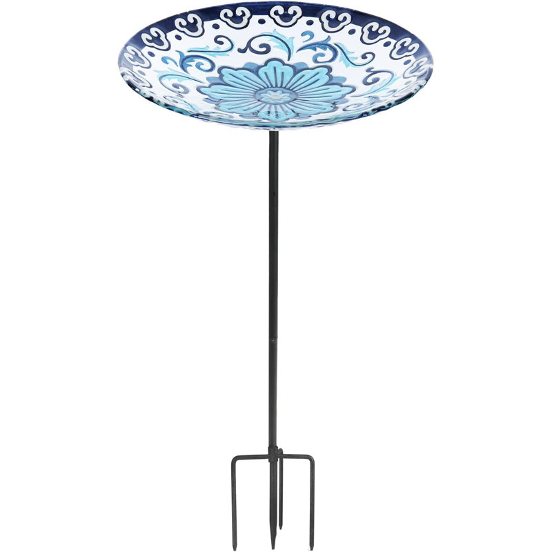 Mangeoire en verre pour oiseaux
