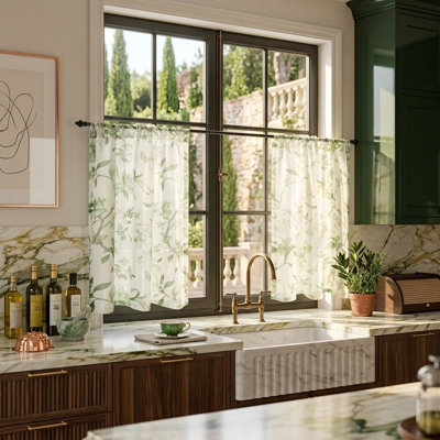 Floral Kitchen Curtain Kitchen Pelmet