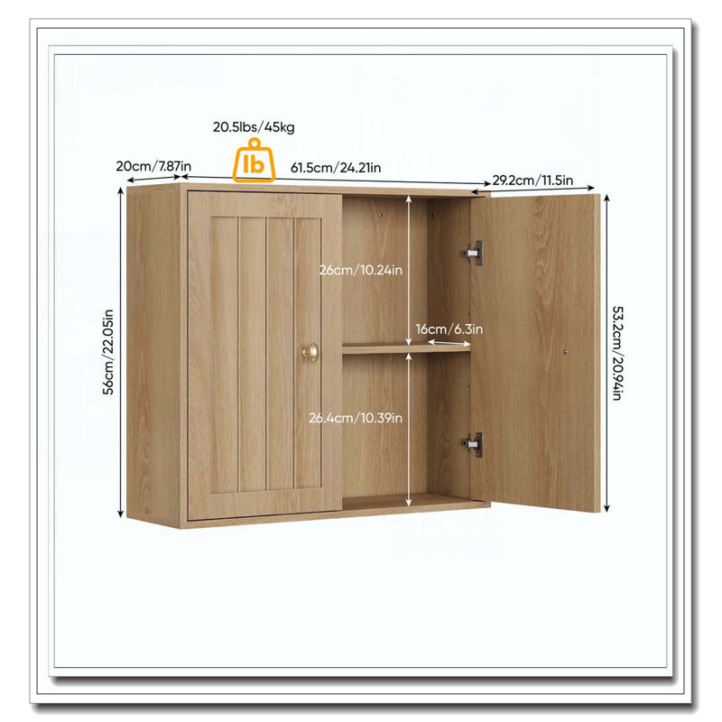 Armoire de salle de bain murale