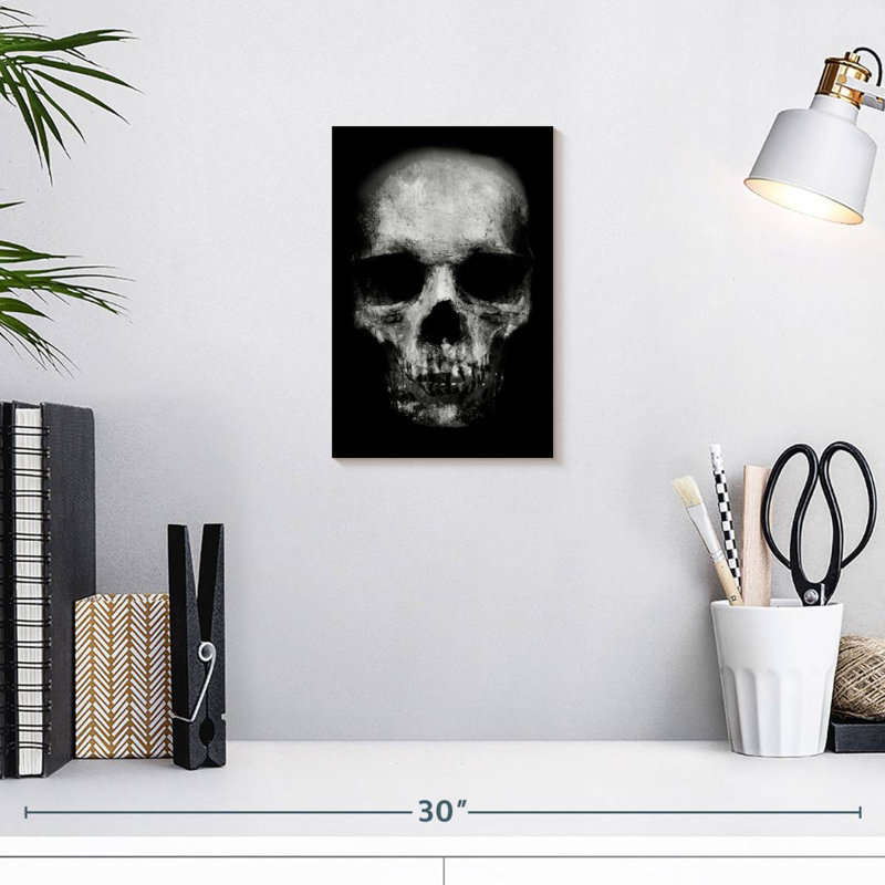 Phantom Skull, 12" H x 8" W