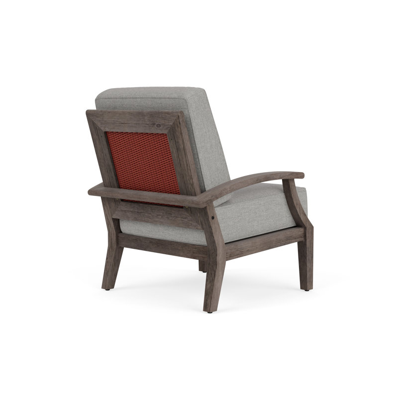 Frontier Outdoor Lounge Chair, Demo Stone, Charcoal