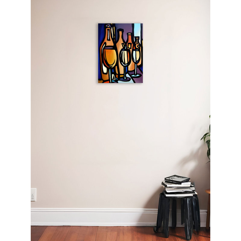 «Line Up», impression sur toile tendue, H 16 po x l 12 po x P 1,5 po