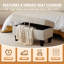Repose-pieds rembourré en flanelle avec repose-pieds Athiste-1662927494