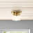 Otto Glass Flush Mount-295399704
