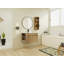 Meuble-lavabo mural 30 po avec lavabo et support de rangement, portes à fermeture douce, armoire combinée (KD-Packing)