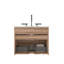 24" Wall Mounted Bathroom Vanity with Integrated Ceramic Sink with 3 holes, Overflow, Large Storage Floating Bathroom Vanity for Modern Bathroom-122942651