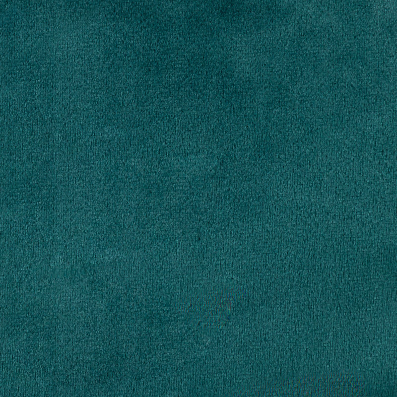 Kingston Velvet Bean Bag and Square Footstool, Teal Green