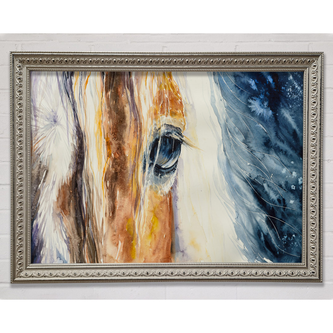 Deep Into Horses Eye - Einzelne Bilderrahmen Kunstdrucke