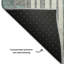 Tapis géométrique de qualité supérieure lavable à la machine Mayfield AMF2189-1025496505-1025496511