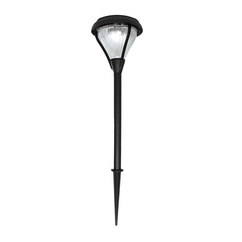 Premier Black Solar LED Pathway Lights Multipack with Weather-Resistant Frame