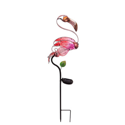 Flamant rose de jardin