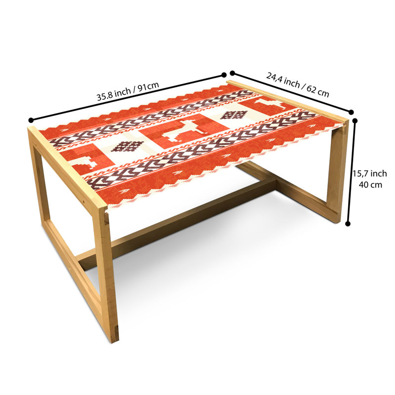 Jakolbi Sled Coffee Table, 90cm H x 62cm W x 40cm D