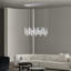 Lustre linéaire à 15 lumières pour îlot de cuisine Holleman