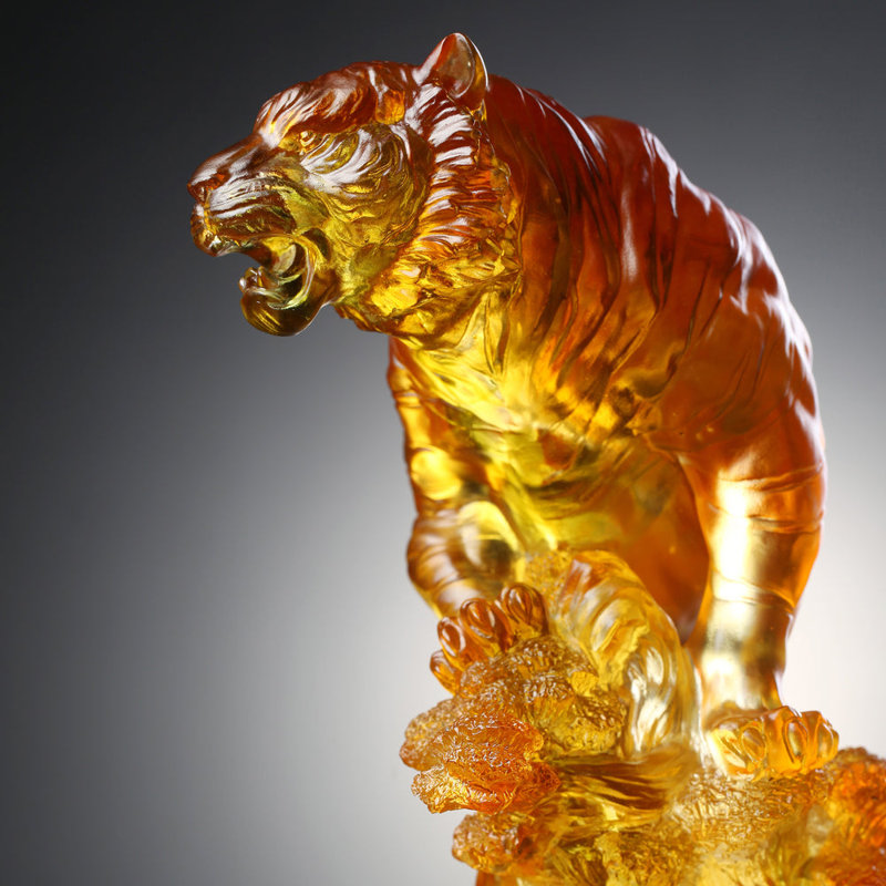 Crystal Tiger Figurine