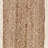 80" Natural And Cream Geometric Bordered Jute Table Runner