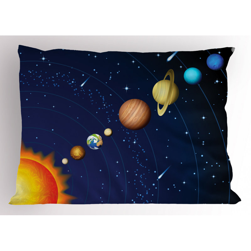 Sun Polyester Sham Set, Twin