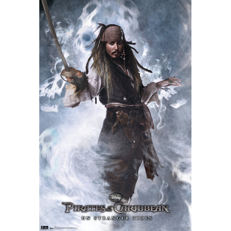 Impression sur papier 4 prises les pirates des caraïbes