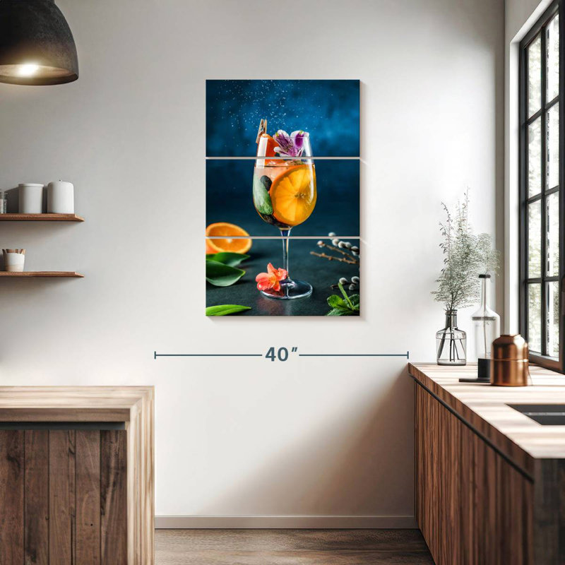 Yarlin Citrus Cocktail, 38" H x 24" W