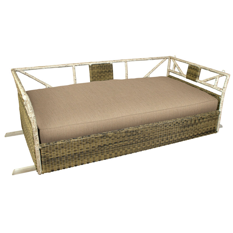 River Run Porch Swing, Canvas Heather Beige Sunbrella® Canvas
