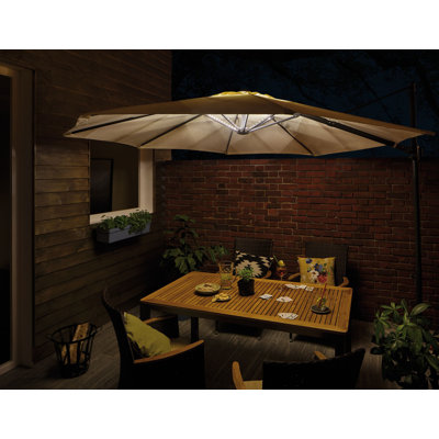 Outd Mobile Sonnenschirm-Leuchte 4x0,4m