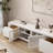 Simple modern coffee table TV cabinet combination