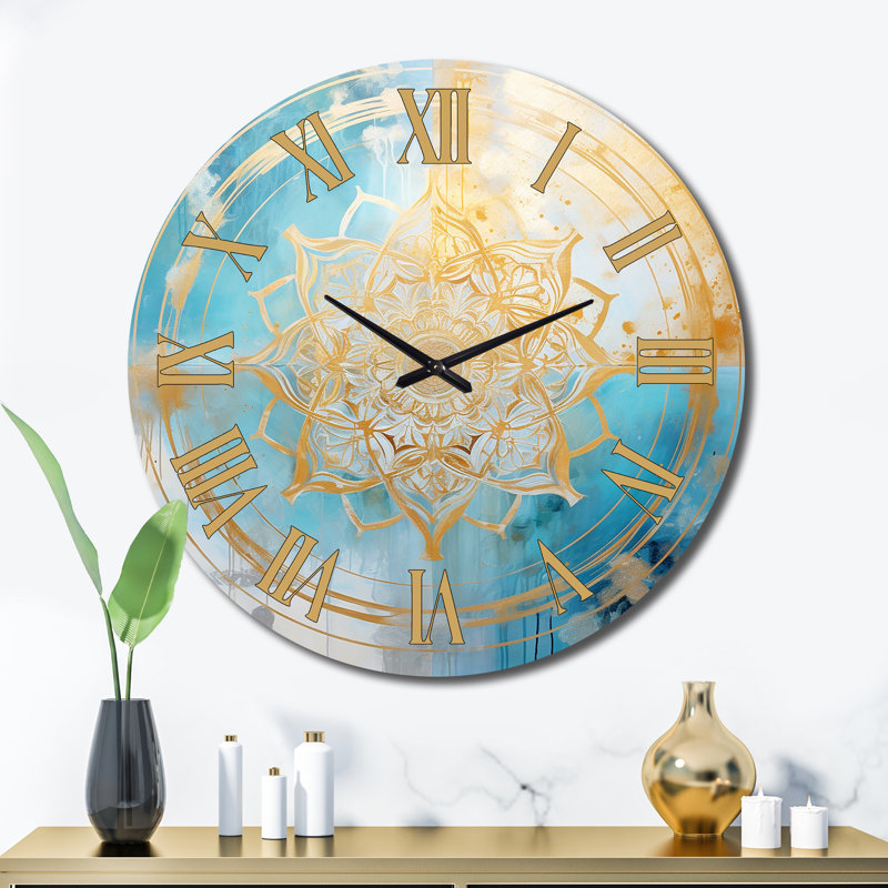 Horloge murale Divine Mandala, Très grand